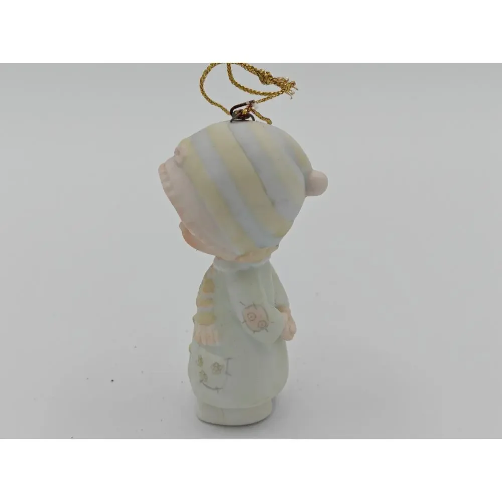 Precious Moments E 5390 May God Bless You Perfect Holiday Season Enesco 1984
